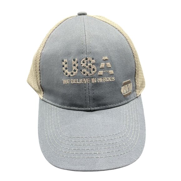 NWOT USA Intrepid Fallen Heroes Fund Baseball Cap Adjustable Unisex Blue Grey - Picture 1 of 5